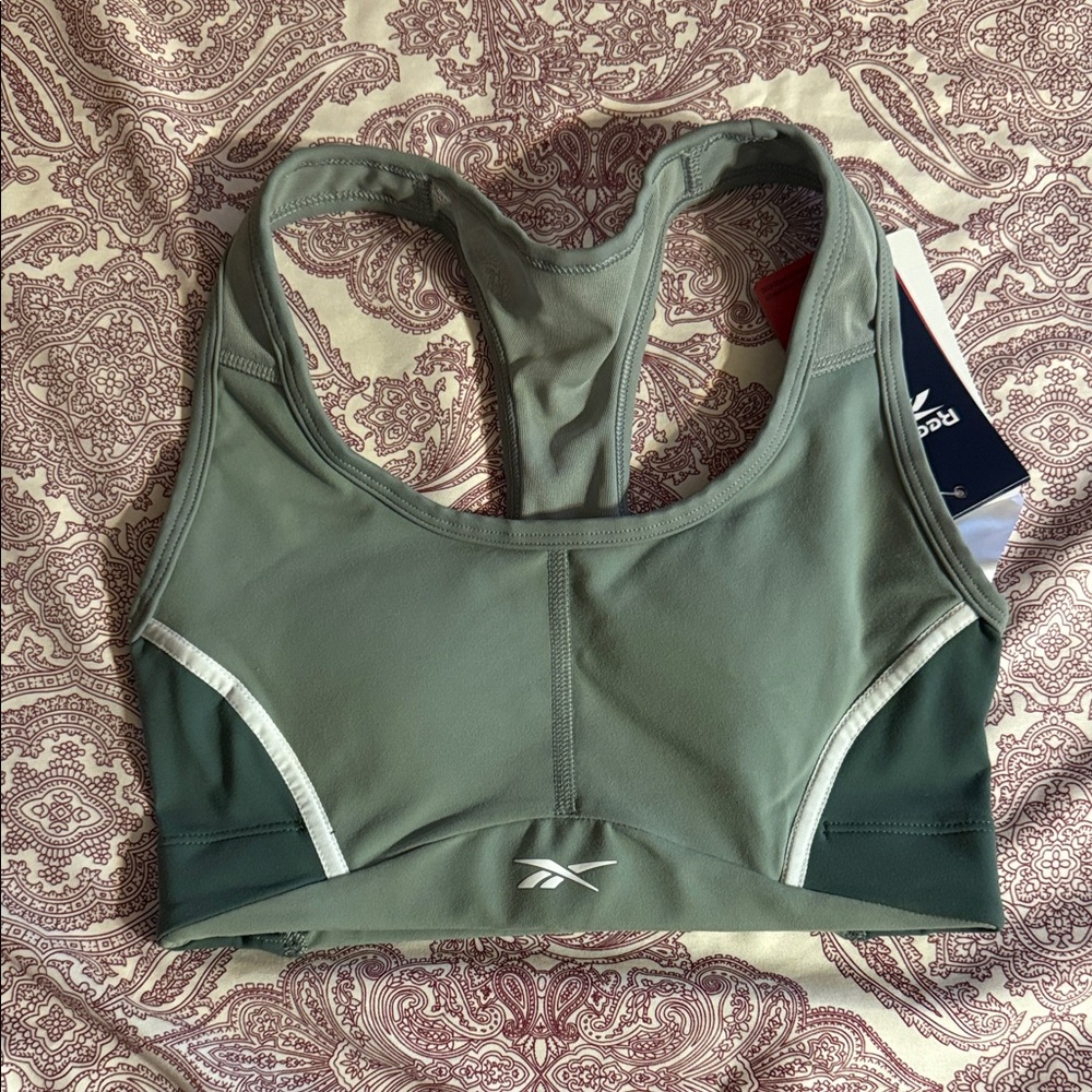 Reebok Women's Olive Sports Bra